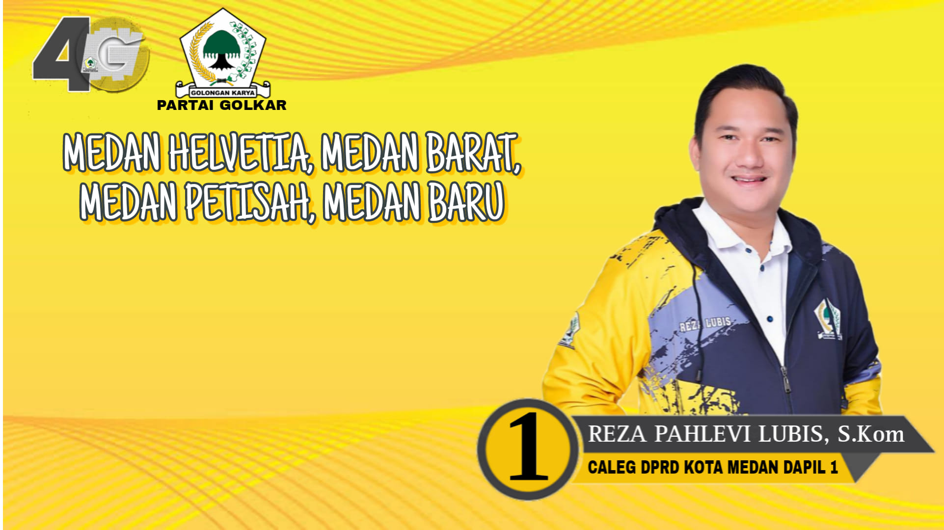 Caleg Pendatang Baru Di Dapil Kota Medan 1 Dari Partai Golkar, Reza ...